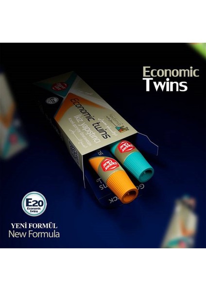 Zipper Glue Eco Twins Plastik Çelik Yapıştırıcı Çift Karışımlı 20 gr