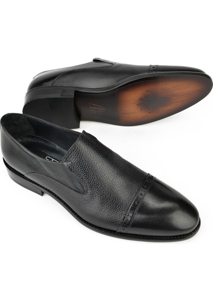 Erkek Deri Ayakkabı 133145Z575 Siyah fırsatları