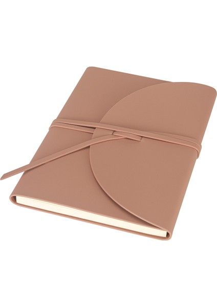 Pella Vegan Deri Esnek Kapaklı Klasik Dolma Kaleme Uygun Noktalı Not Defteri 15X21 cm (A5) Gül Kurusu fiyatları