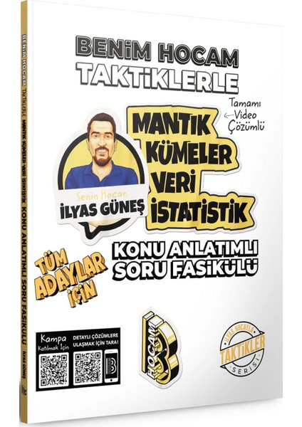 2024 Tüm Adaylar Için Taktiklerle Mantık Kümeler Veri Istatistik Konu Anlatımlı Soru Bankası Fasikül