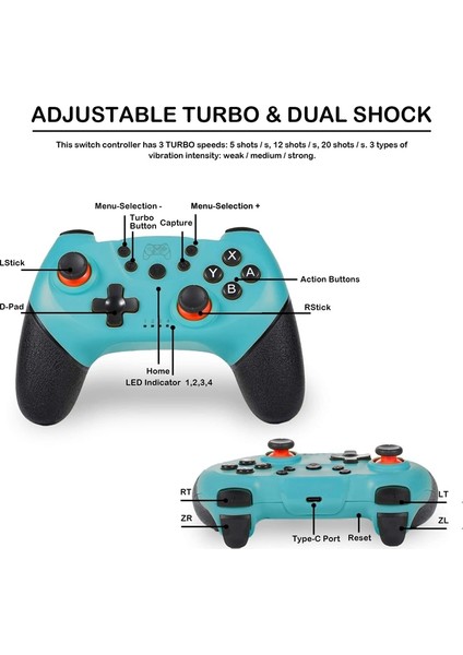 Switch Pro Için Kablosuz Oyun Denetleyicisi (Yurt Dışından) fiyatları