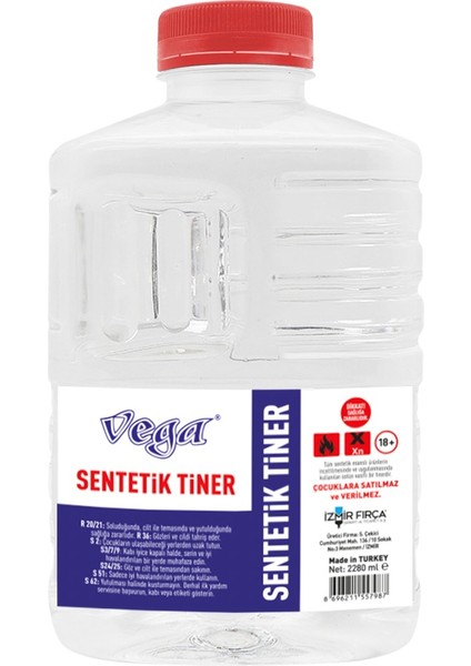 Sentetik Tiner 2280 ml