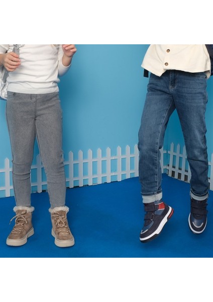 Adia Nubuk Peluş Kürklü Kız Çocuk Bot Kum Rengi fırsatları