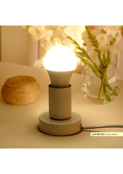 9W LED Ampul 4000K Günışığı E27 8'li Eko Paket