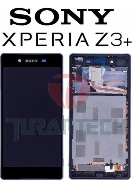 Sony Xpreia Z3 Plus Z3+ E6553 LCD Ekran Dokunmatik Çıtalı