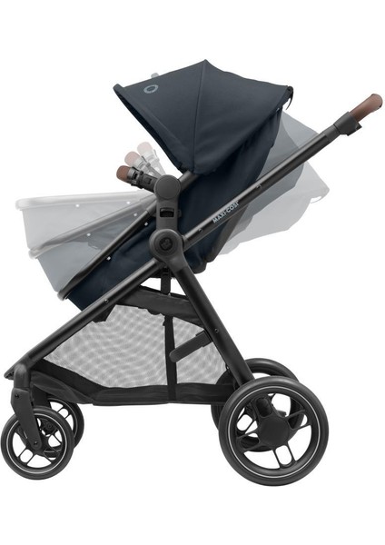 Zelia3-Cabriofix I-Size Çift Yönlü Seyahat Sistem Bebek Arabası Essential Graphite