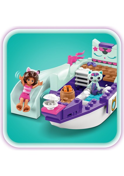 LEGO® Gabby ve Süslü Kedi’nin Gemisi ve Spa 10786 - 4 Yaş ve Üzeri Çocuklar için Tekne ve Güzellik Salonu İçeren Yaratıcı Oyuncak Yapım Seti (88 Parça)