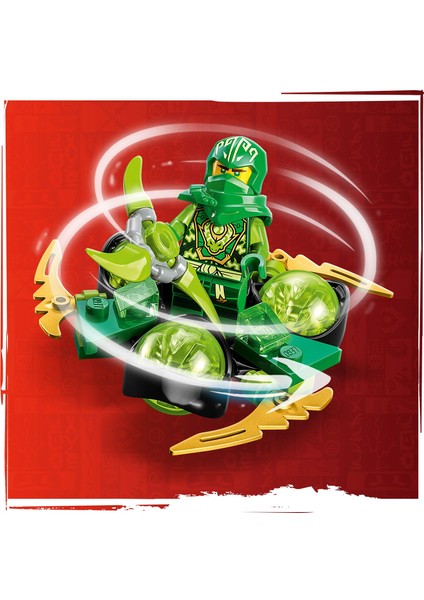 Ninjago Lloyd'un Ejderha Gücü Spinjitzu Dönüşü 71779 - 6 Yaş ve Üzeri Çocuklar İçin Lloyd Minifigür İçeren Yaratıcı Oyuncak Yapım Seti (56 Parça)