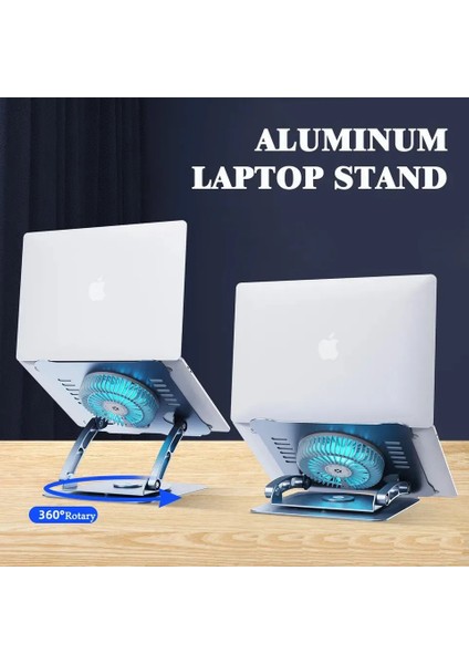 804D Dönebilir Alüminyum Katlanabilir Laptop Macbook Standı