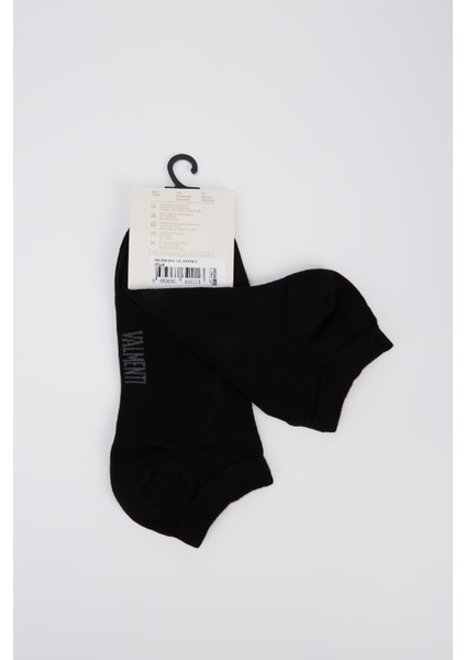 Kadın Siyah Pamuklu Soket Çorap 855 Spr 0003-VAL Bn Ptk Crp 36-40 2lı Set