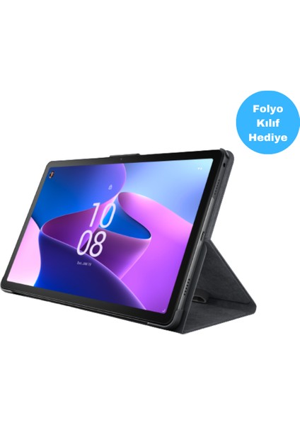 Tab M10 Plus(3rd Gen) TB128FU 4GB+128GB 2k 10.6" Wi-Fi Tablet ZAAS0033TR Kılıf Hediyeli