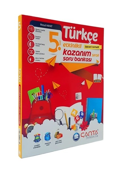 5.Sınıf Türkçe Etkinlikli Kazanım Sıralı Soru Bankası Yeni