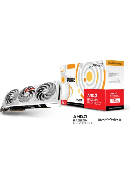 RX 7800 XT Pure Gaming Oc Amd 16GB GDDR6 Ekran Kartı 11330-03-20G