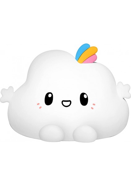 Gece Işıkları Sevimli Bebek Gece Lambası Şarj Edilebilir Silikon Bulut Gece Lambası Squishy Çocuk Odası Için Taşınabilir Gece Işıkları (Küçük Bulut) (Yurt Dışından)