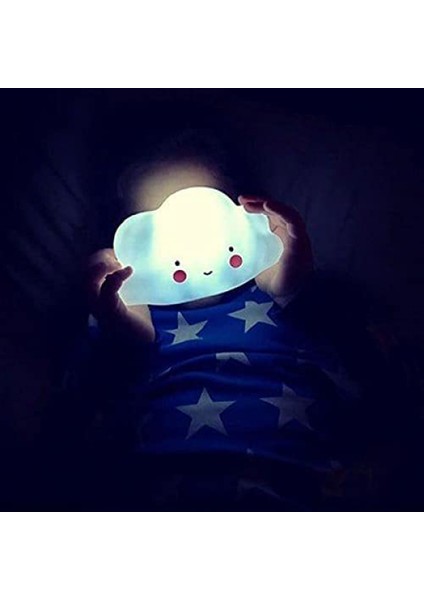 Bulut Gece Lambas?|piller Dahil 15 cm ?ocuk Odas? Gece Lambas?-Dekoratif Masa Lambas? (Beyaz) (Yurt Dışından) fırsatları