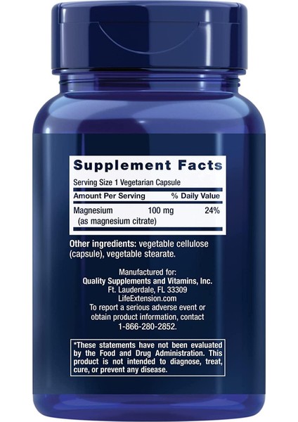 Magnesium Citrate 100 Capsules fırsatları