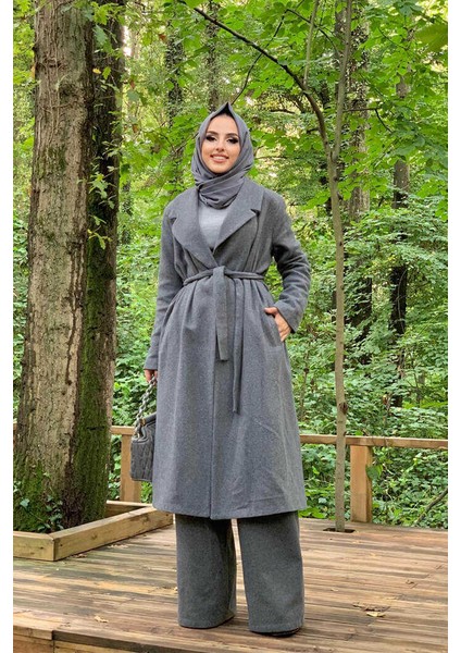 7519 Kaşe Kaban Antrasit