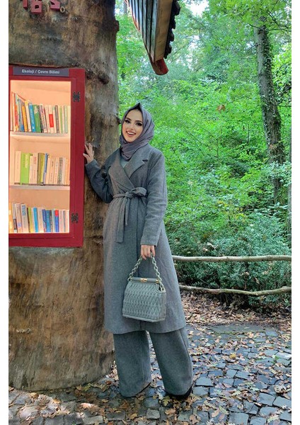 7519 Kaşe Kaban Antrasit modelleri