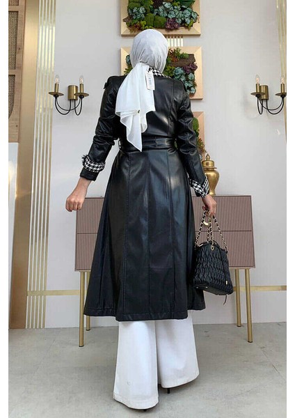 Bym 7530 Ekose Deri Kap Siyah modelleri