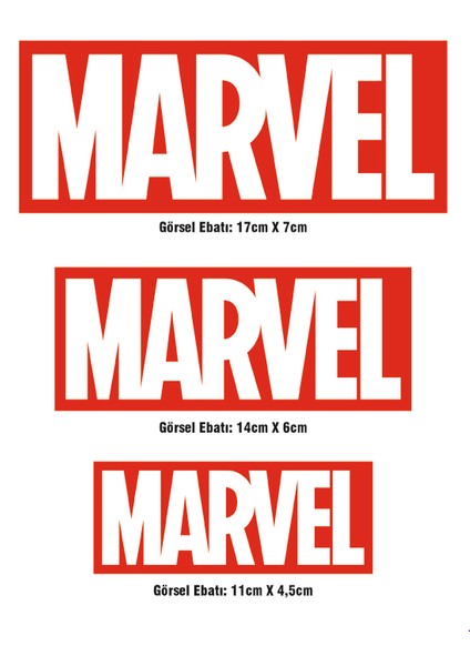 Marvel Logo Ütü ile Yapışan Tekstil Dtf Baskı