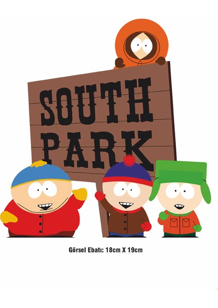 South Park Ütü ile Yapışan Tekstil Dtf Baskı