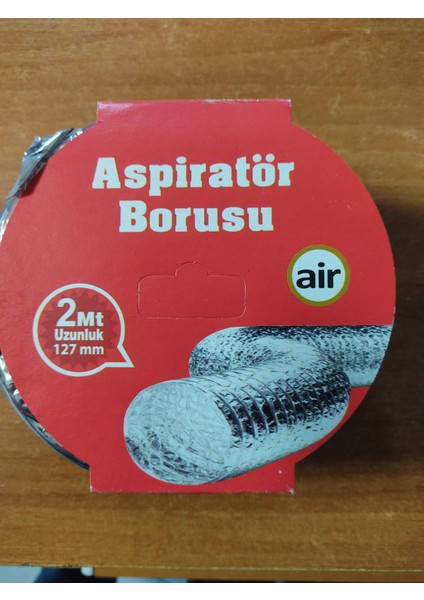 Aliminyum Aspiratör Havalandırma Borusu (Davlumbaz Baca)