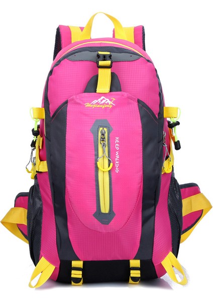 Yeni Açık Dağcılık Çantası Su Geçirmez Naylon Seyahat Çantası Çift Omuz Rahat Spor Sırt Çantası (Yurt Dışından)