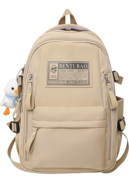 Yeni Stil Üniversite Öğrencileri Basit Seyahat Bilgisayar Sırt Çantası Lise Ortaokul Öğrencileri Büyük Kapasiteli Okul Çantası (Yurt Dışından)