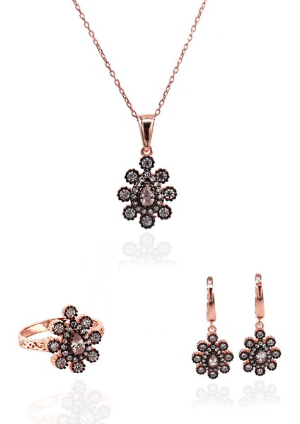 Neva Jewelry Taşlı Damla Set