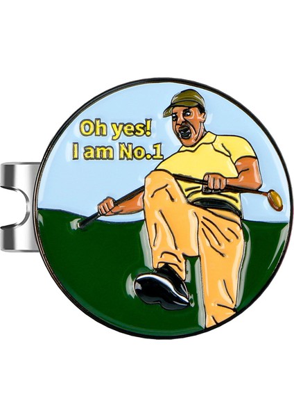 Golf Marker Şapka 25MM Taklit Vizör Golfğı Stili B (Yurt Dışından)