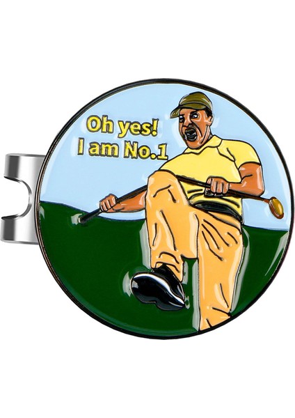 Golf Marker Şapka 25MM Taklit Vizör Golfğı Stili B (Yurt Dışından)