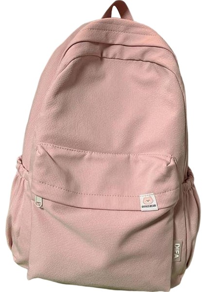 Düz Renkli Sırt Çantası Kamp Için Açık Hava Aktiviteleri Kısa Geziler Pembe (Yurt Dışından) fiyatları