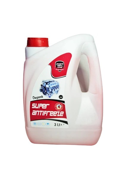 Auto Line Kırmızı Süper Antifriz Organik 3 Lt