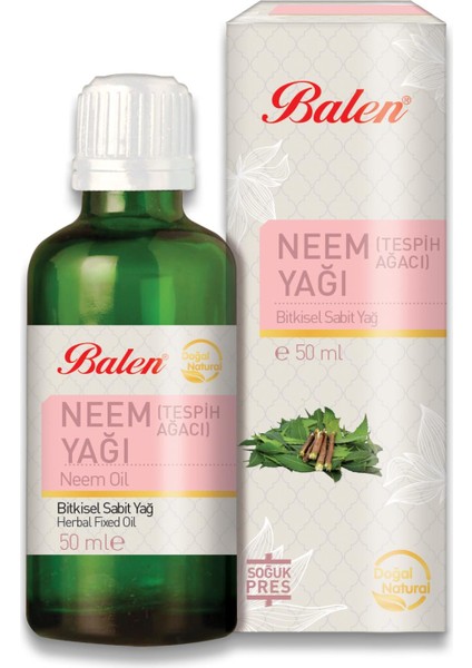 Tespih Ağacı Yağı Neem Yağı 50 ml x 2 Adet