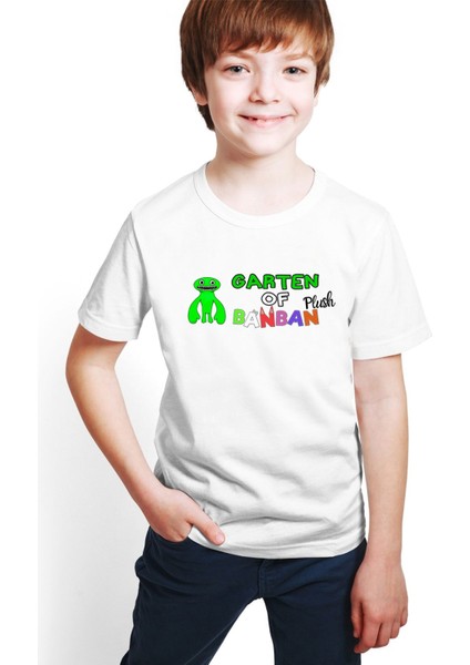 Garten Of Banban Baskılı Unisex Çocuk Tişört H01