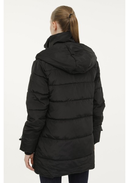 W-SN36 Karına Coat 2pr Siyah Kadın Uzun Kaban fiyatları