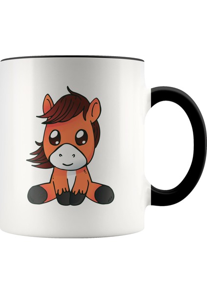 Ingilizce At Tasarımlı Hediye, At Dekor Bardak, At Kupa, At Kahve Kupa, At Sevgisi Hediye