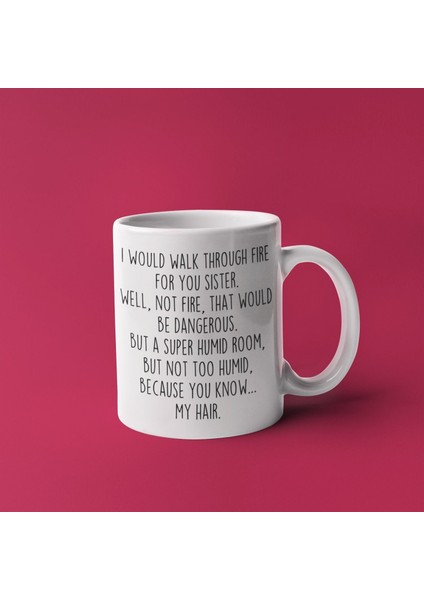 Komik Kız Kardeş Kupa, Ingilizce Kız Kardeş Kupa, Kız Kardeş Kahve Kupa