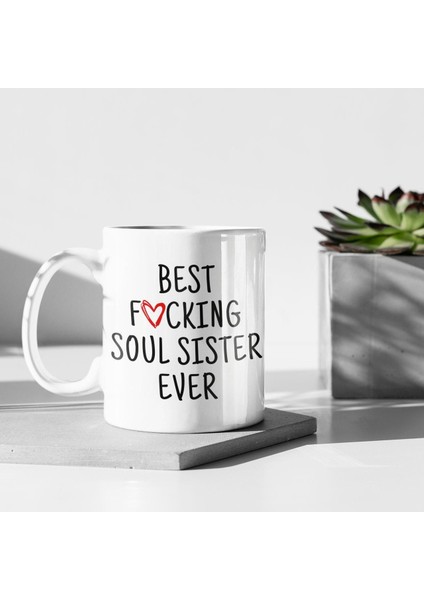 Kız Kardeş Kupası, Kız Kardeşe Kupa,komik Kardeş Bardağı, Ingilizce Kız Kardeş Hediyesi