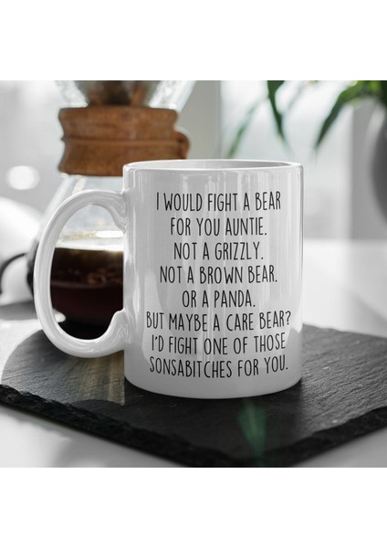 Ingilizce Teyze Için Hediye Kupa, Komik Teyze Kupa Bardak, Teyze Kupa, Teyze Kahve Kupa Fincan