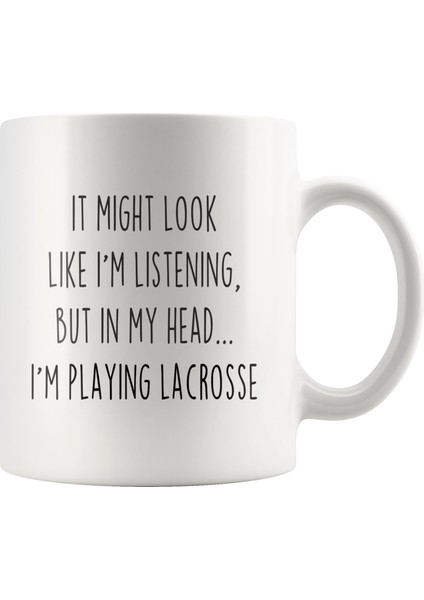 Lakros (Lacrosse) Kupa Bardak, Lakros (Lacrosse) Kahve Kupa Bardağı, Ingilizce Kupa