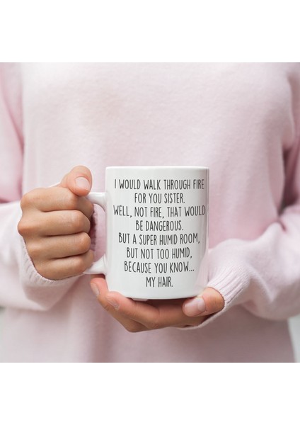 Komik Kız Kardeş Kupa, Ingilizce Kız Kardeş Kupa, Kız Kardeş Kahve Kupa