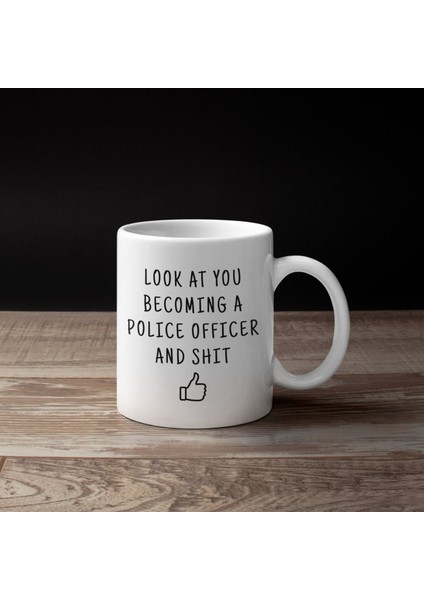 Yeni Polis Memuru, Ingilizce Polis Mezuniyeti, Yeni Polis Hediyesi, Ingilizce Kupa fiyatları