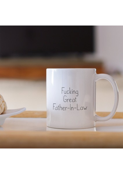 Kayınbaba Kupası, Babaya Hediye, Ingilizce Kayınbaba Kahve Kupası, Babalar Günü Hediyesi