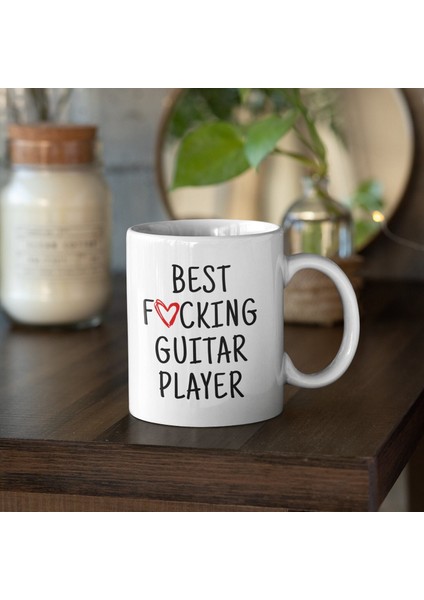 Müzisyen Kupası, Gitarist Bardağı, Müzisyene Ingilizce Doğum Günü Hediyesi, Müzik Kahve Bardağı