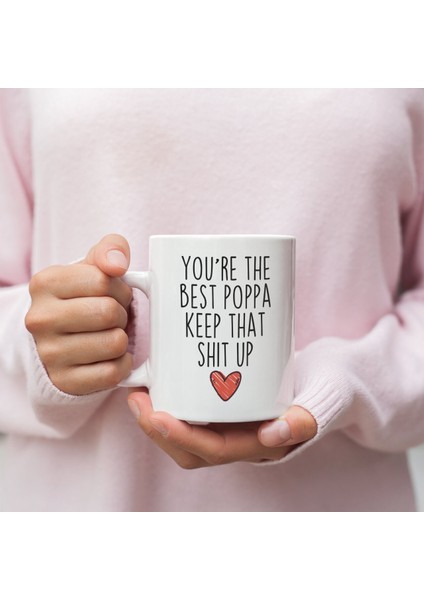 Poppa Için Hediye, Poppa Hediyeler, Komik Poppa Hediye, Ingilizce Poppa Kupa, Poppa Kahve Kupası fiyatları