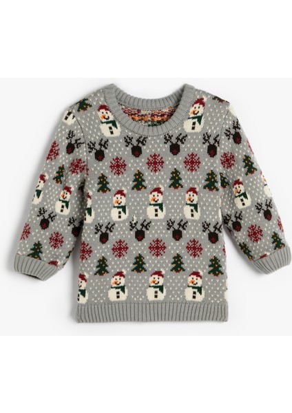 Triko Kazak Kardan Adam Işlemeli Uzun Kollu modelleri