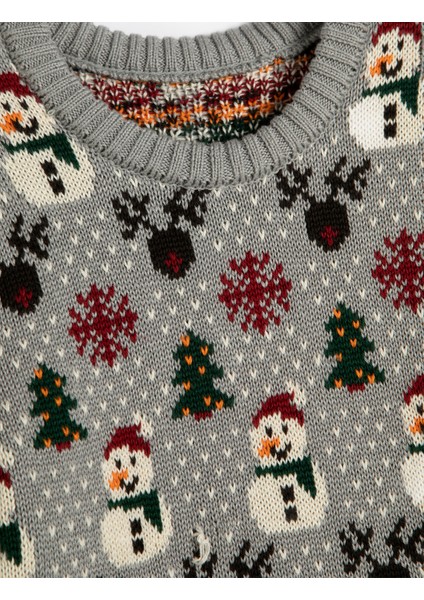 Triko Kazak Kardan Adam Işlemeli Uzun Kollu indirimleri