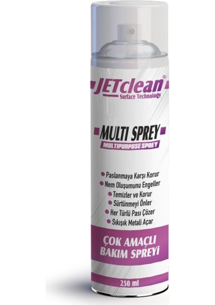 Jet Clean JETCLEAN WD-40 250 ML PAS SÖKÜCÜ MULTISPREY