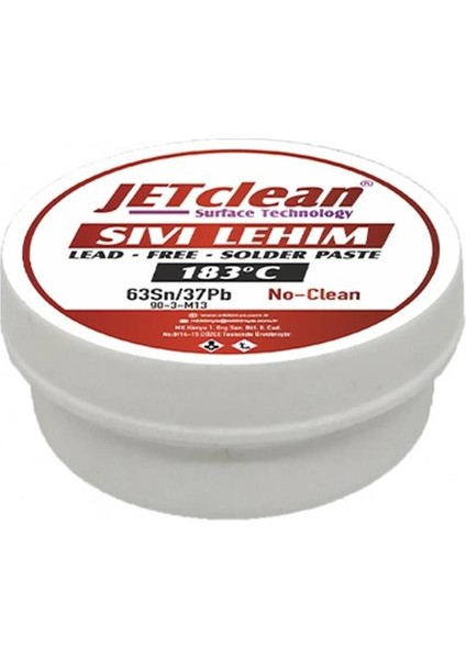 JETCLEAN 50 GR 183C KREM LEHİM